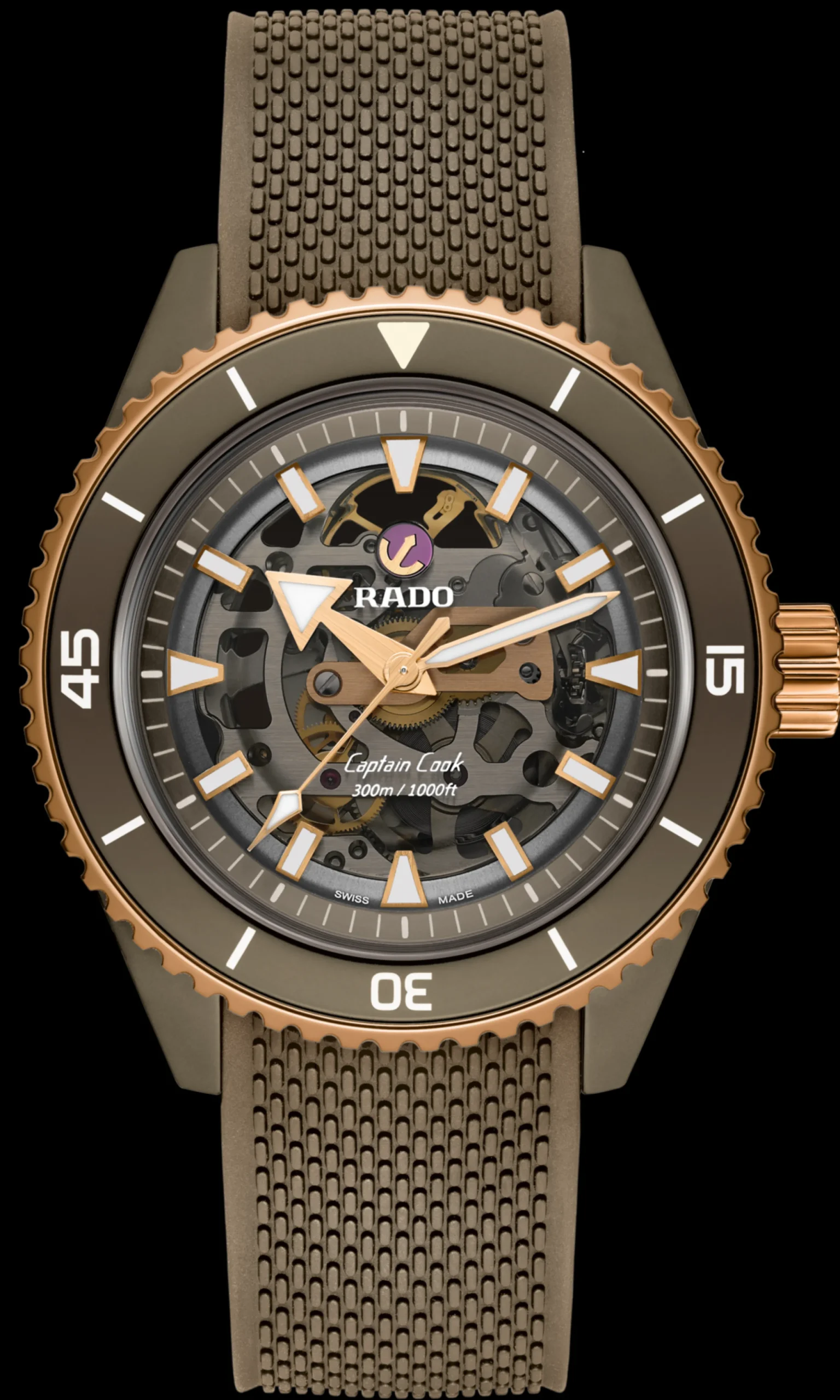 Rado Captain Cook High-Tech Ceramic Skeleton