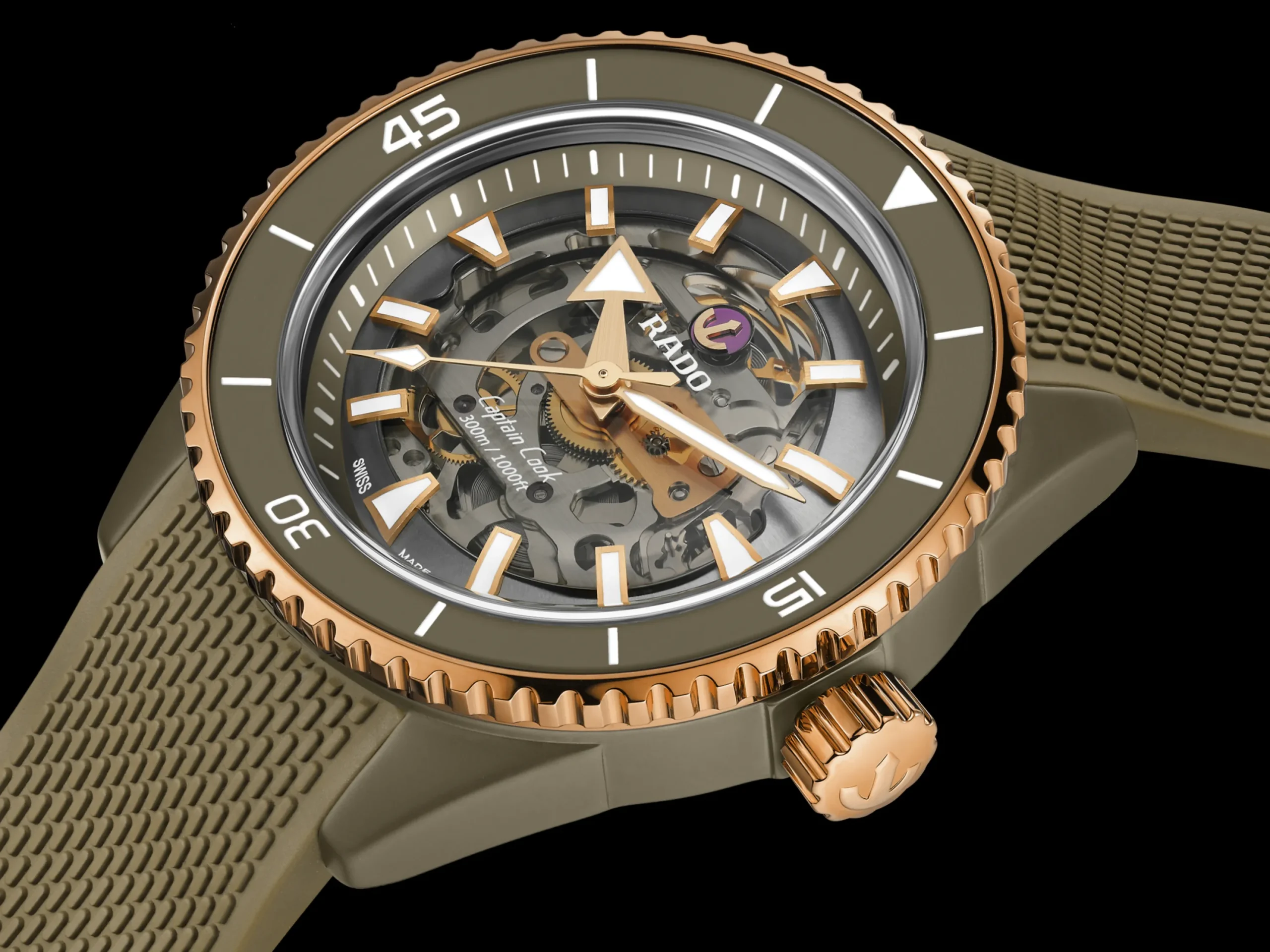 Rado Captain Cook High-Tech Ceramic Skeleton
