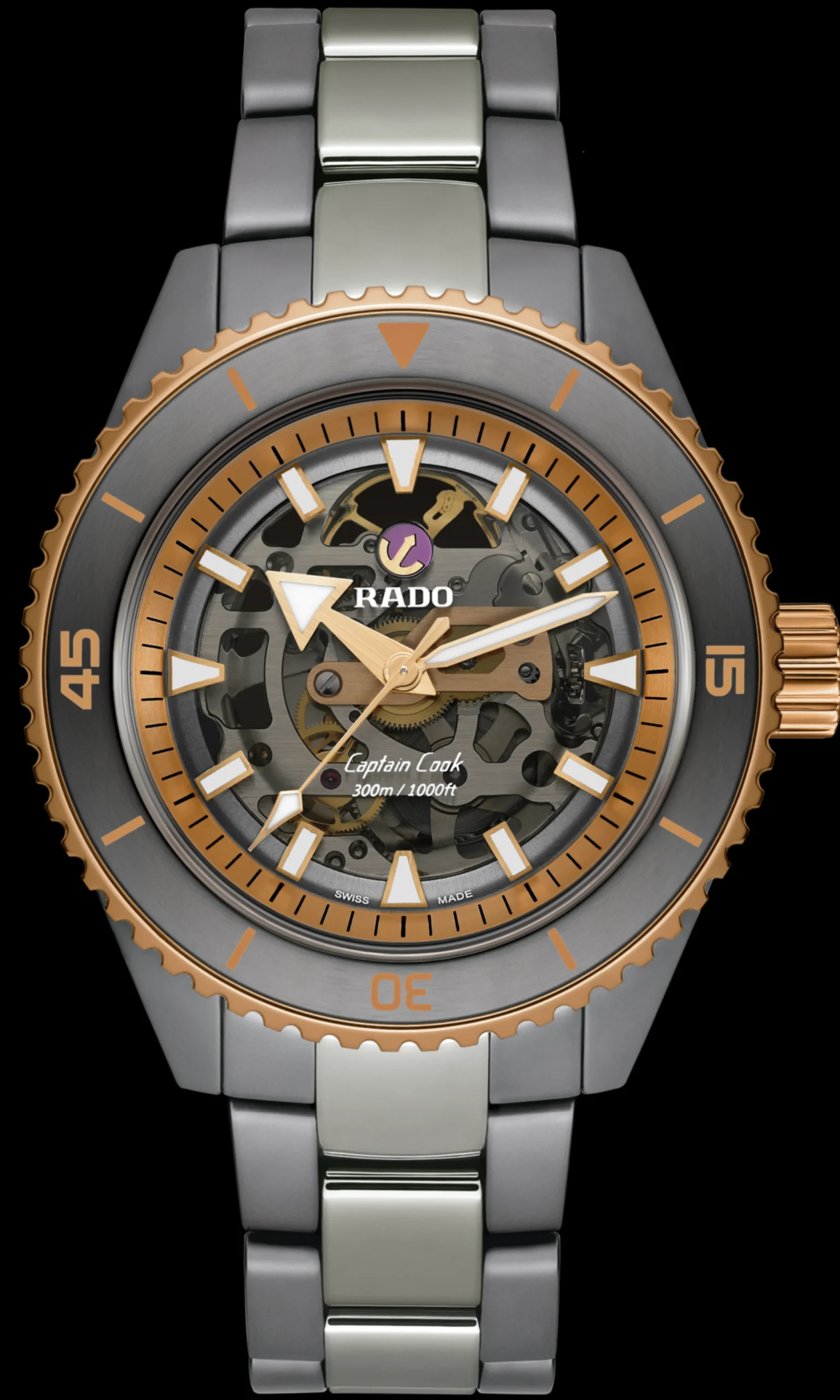 Rado Captain Cook High-Tech Ceramic Skeleton