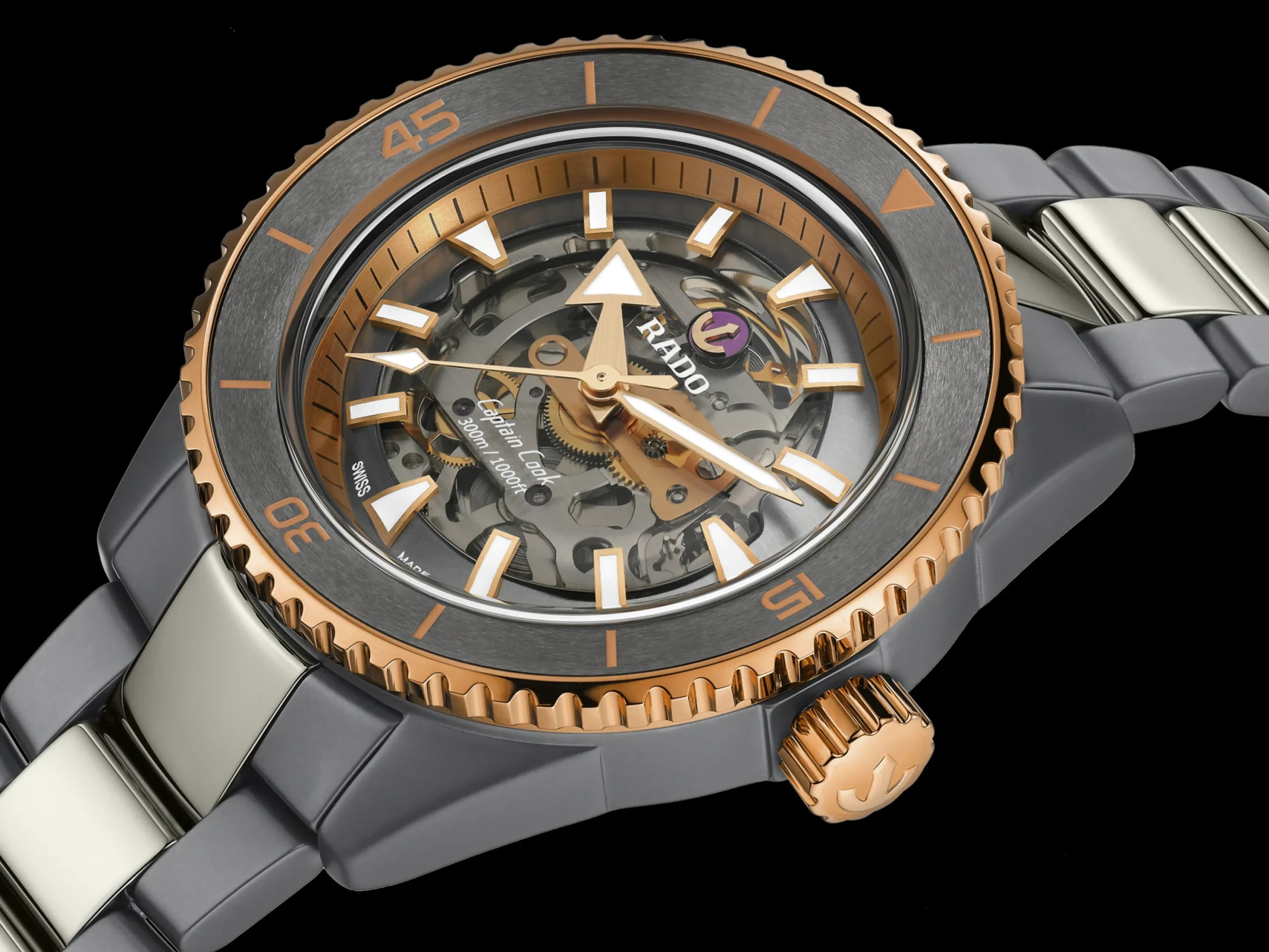Rado Captain Cook High-Tech Ceramic Skeleton