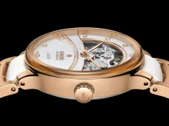 Women Rado Centrix Automatic Diamonds Open Heart