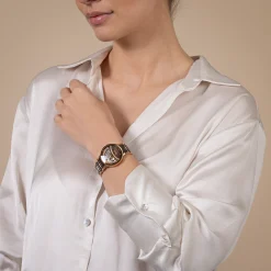 Women Rado Centrix Automatic Diamonds Open Heart