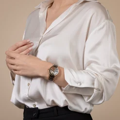 Women Rado Centrix Automatic Diamonds Open Heart