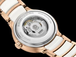 Women Rado Centrix Automatic Diamonds Open Heart