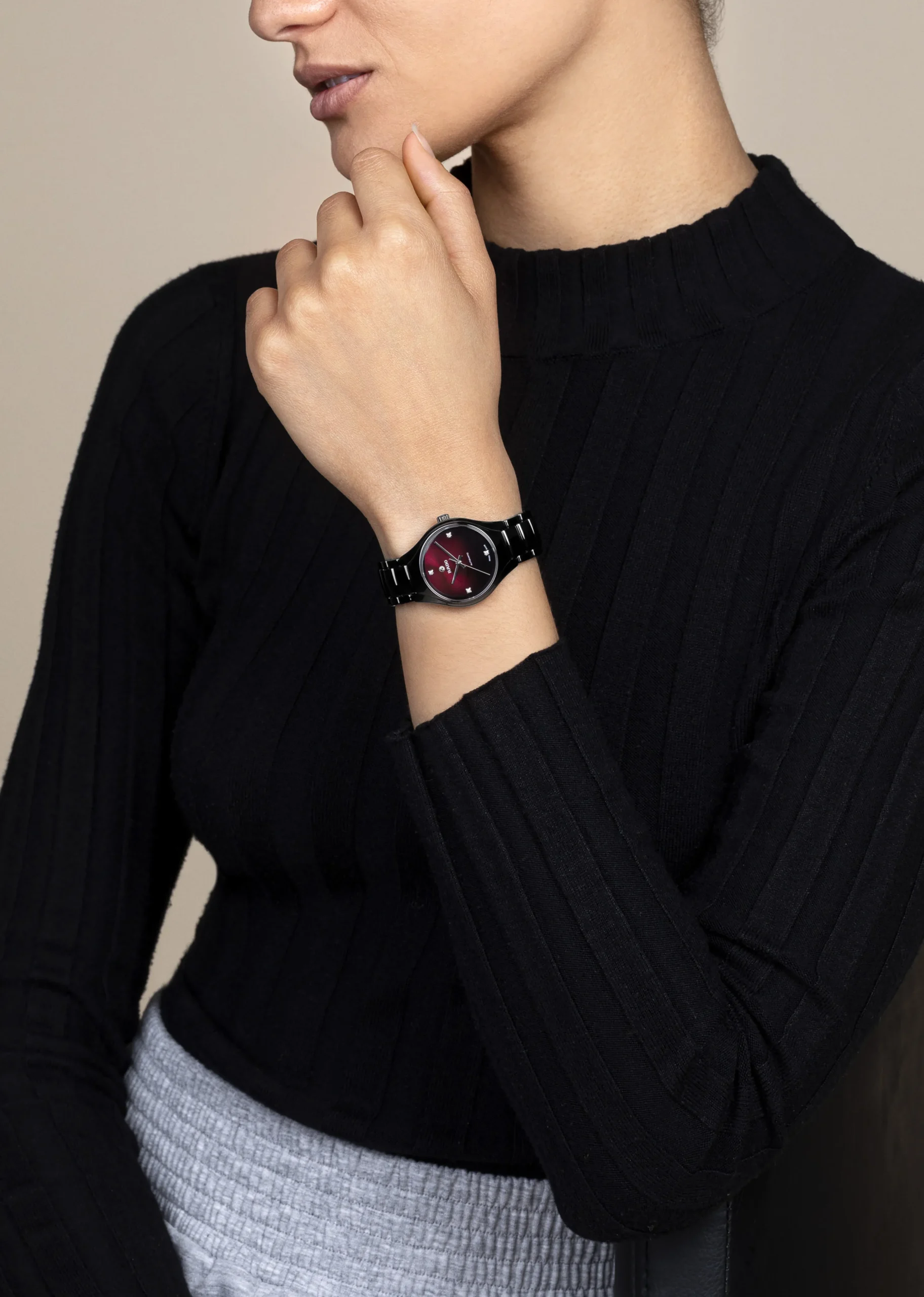 Women Rado True Round Automatic Diamonds