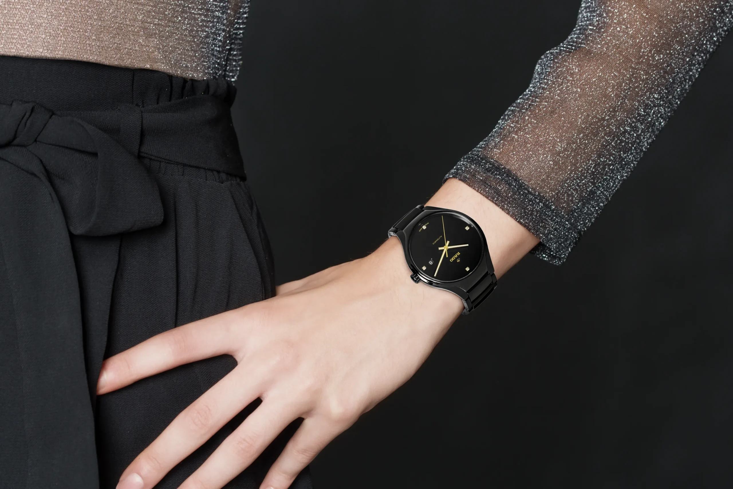Women Rado True Round Automatic Diamonds