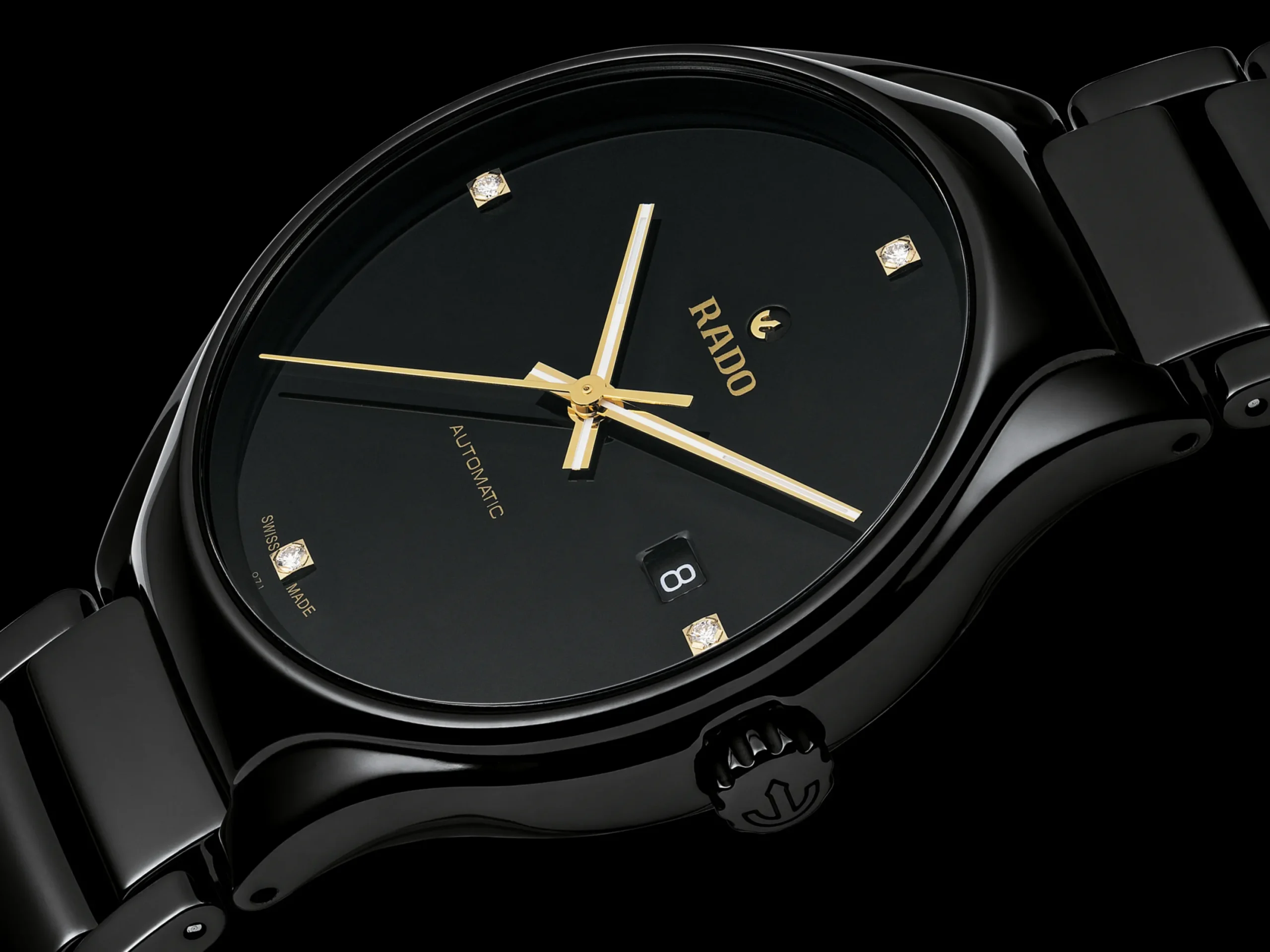 Women Rado True Round Automatic Diamonds