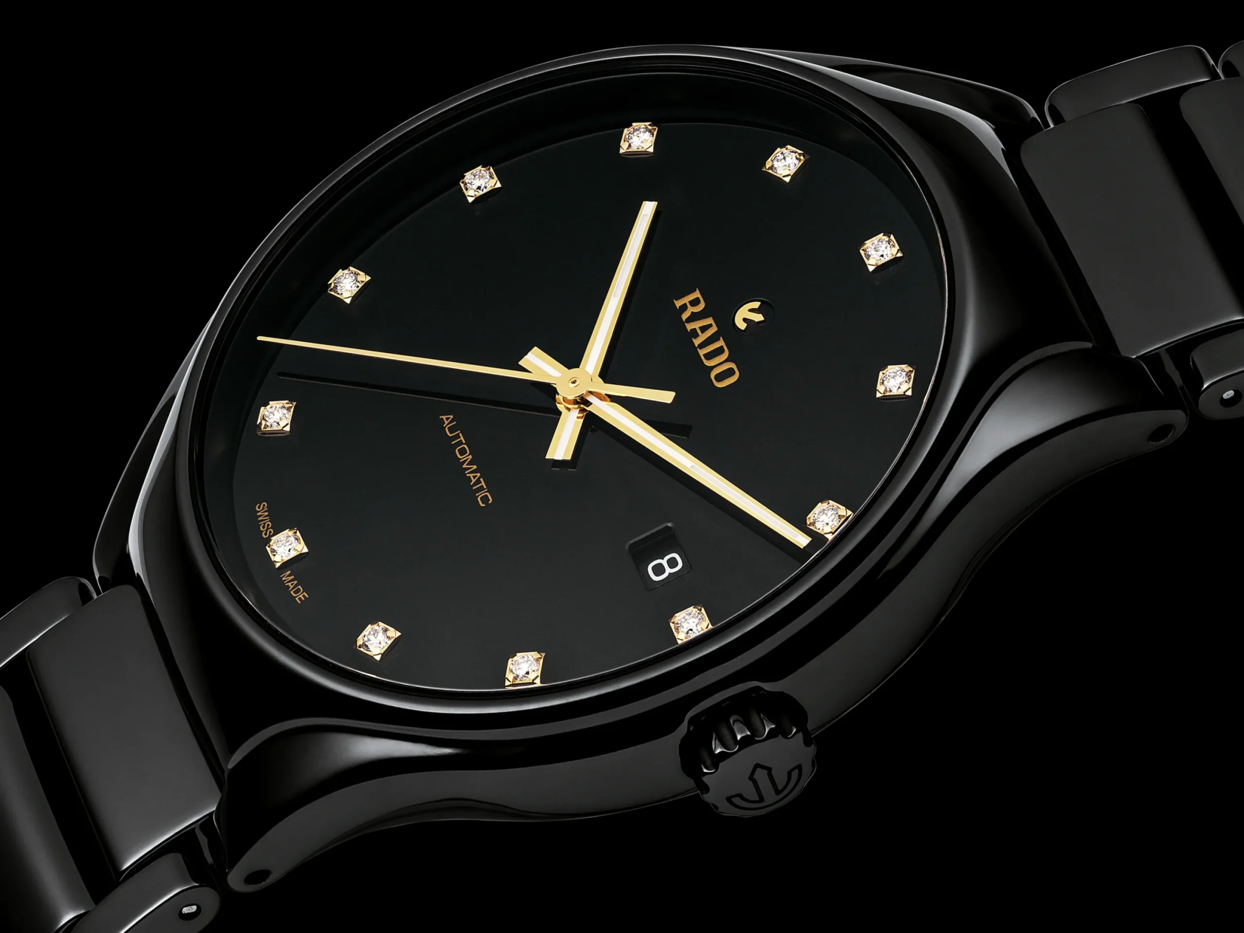 Women Rado True Round Automatic Diamonds