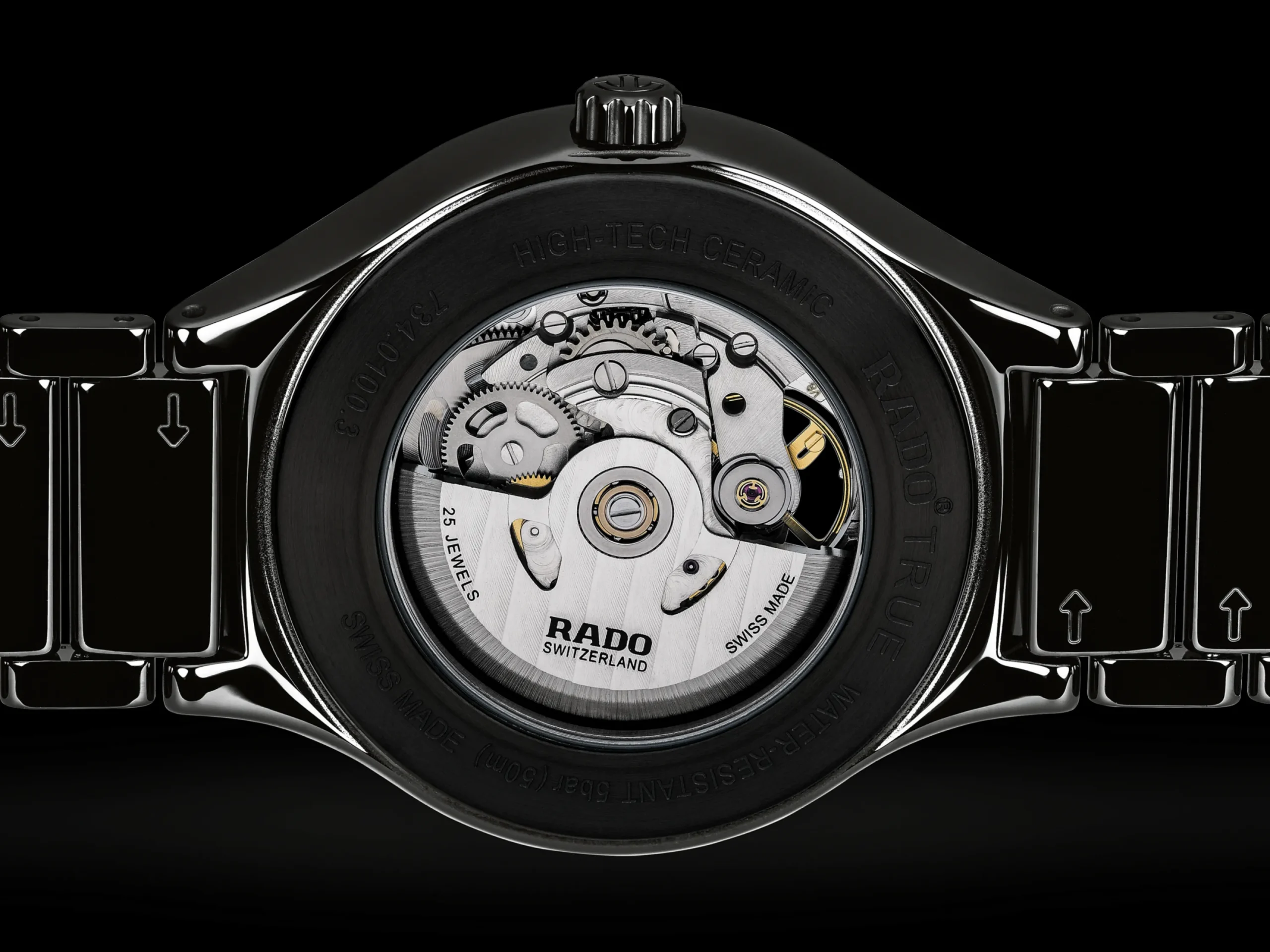 Women Rado True Round Automatic Open Heart
