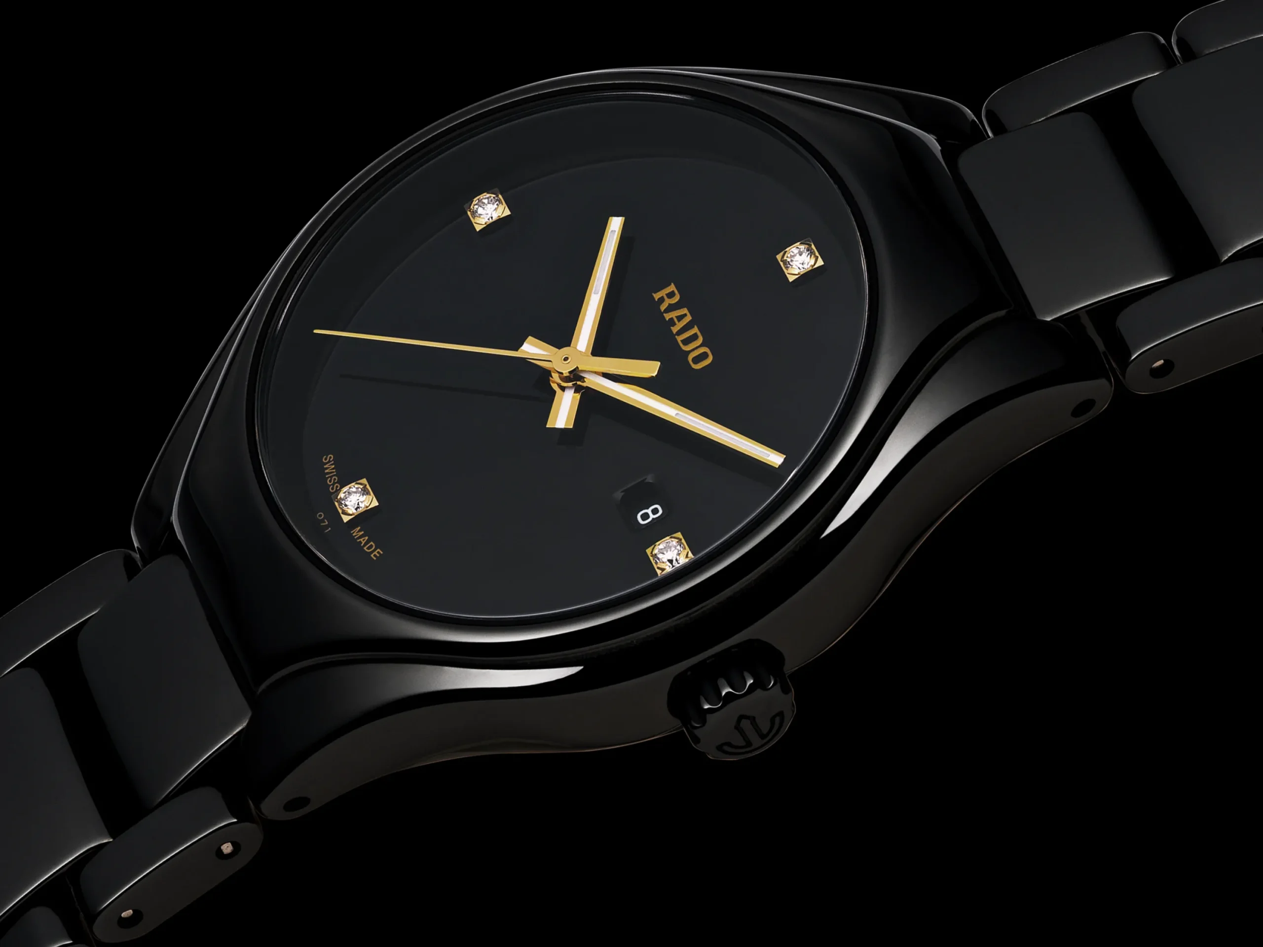 Women Rado True Round Diamonds