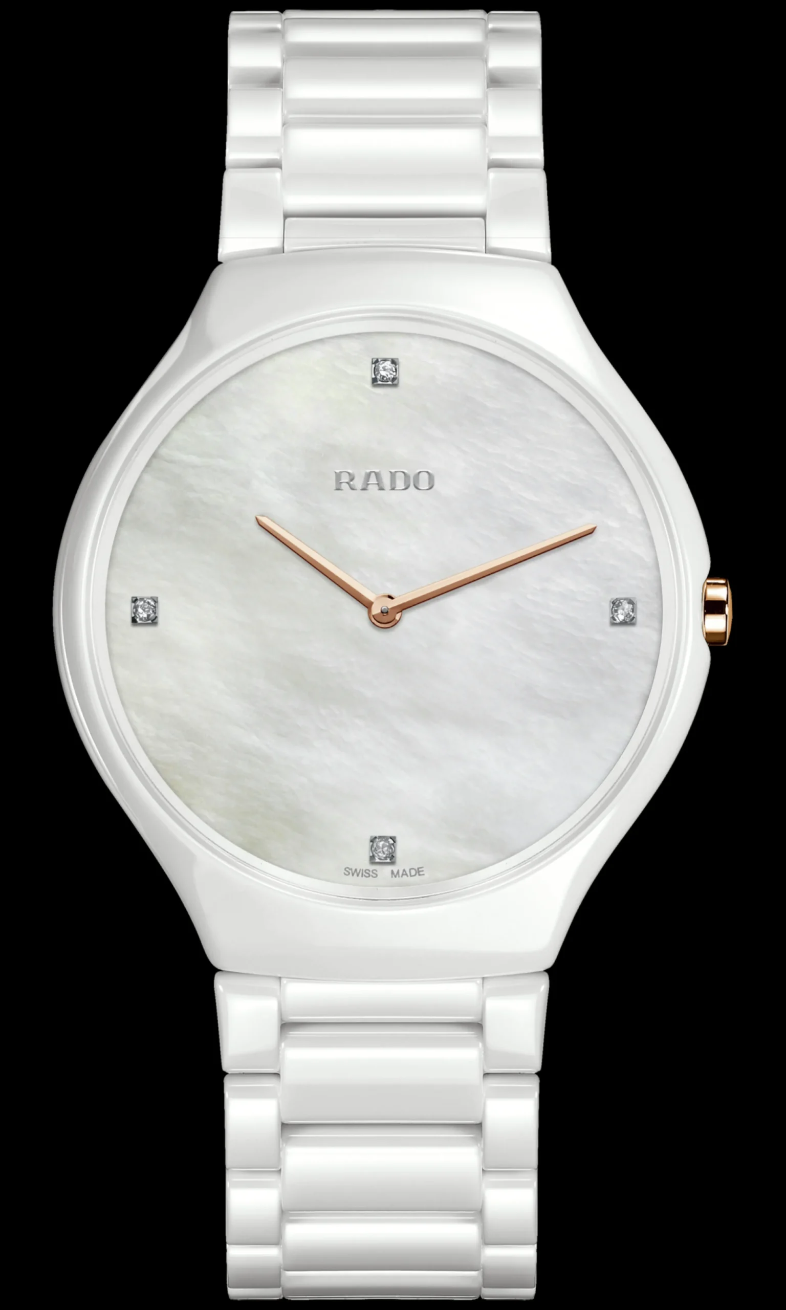 Women Rado True Round Thinline Diamonds