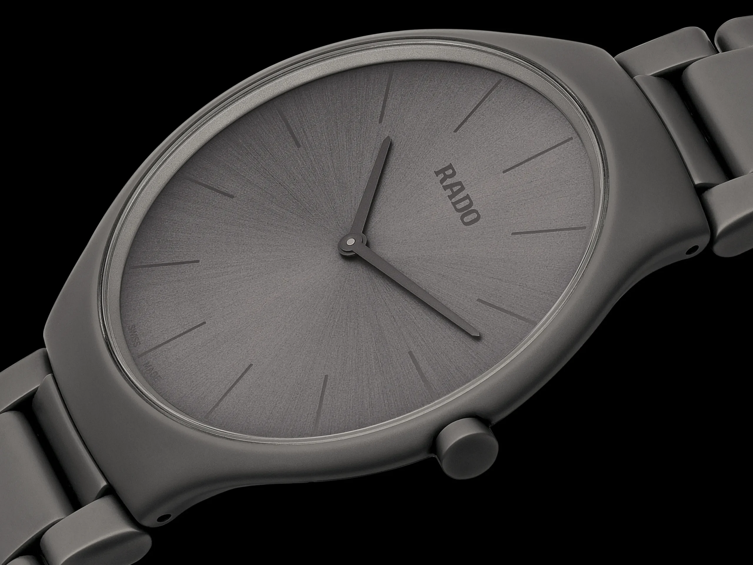 Women Rado True Round Thinline Les Couleurs™ Le Corbusier Iron grey 32010