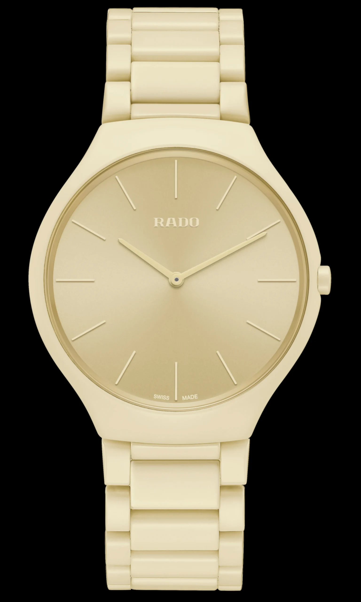 Women Rado True Round Thinline Les Couleurs™ Le Corbusier Cream white 32001