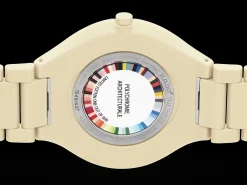 Women Rado True Round Thinline Les Couleurs™ Le Corbusier Cream white 32001