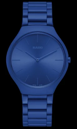 Women Rado True Round Thinline Les Couleurs™ Le Corbusier Spectacular ultramarine 4320K
