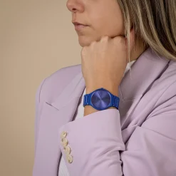 Women Rado True Round Thinline Les Couleurs™ Le Corbusier Spectacular ultramarine 4320K