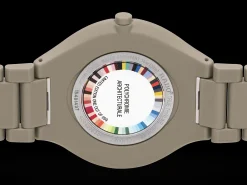 Women Rado True Round Thinline Les Couleurs™ Le Corbusier Grey brown natural umber 32141
