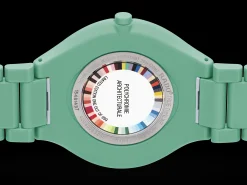 Women Rado True Round Thinline Les Couleurs™ Le Corbusier Slightly greyed English green 32041