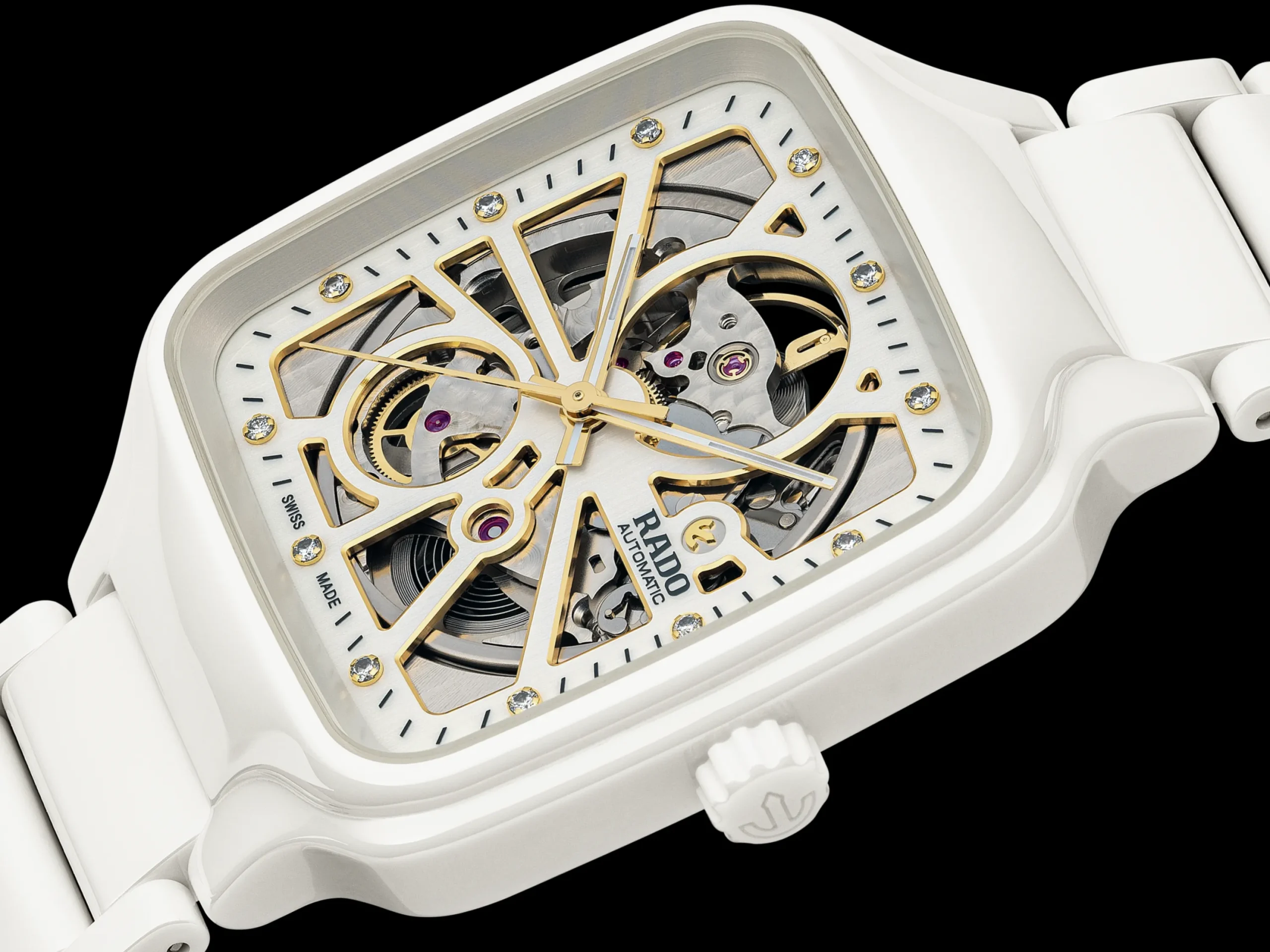 Women Rado True Square Automatic Open Heart