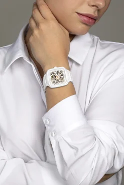 Women Rado True Square Automatic Open Heart