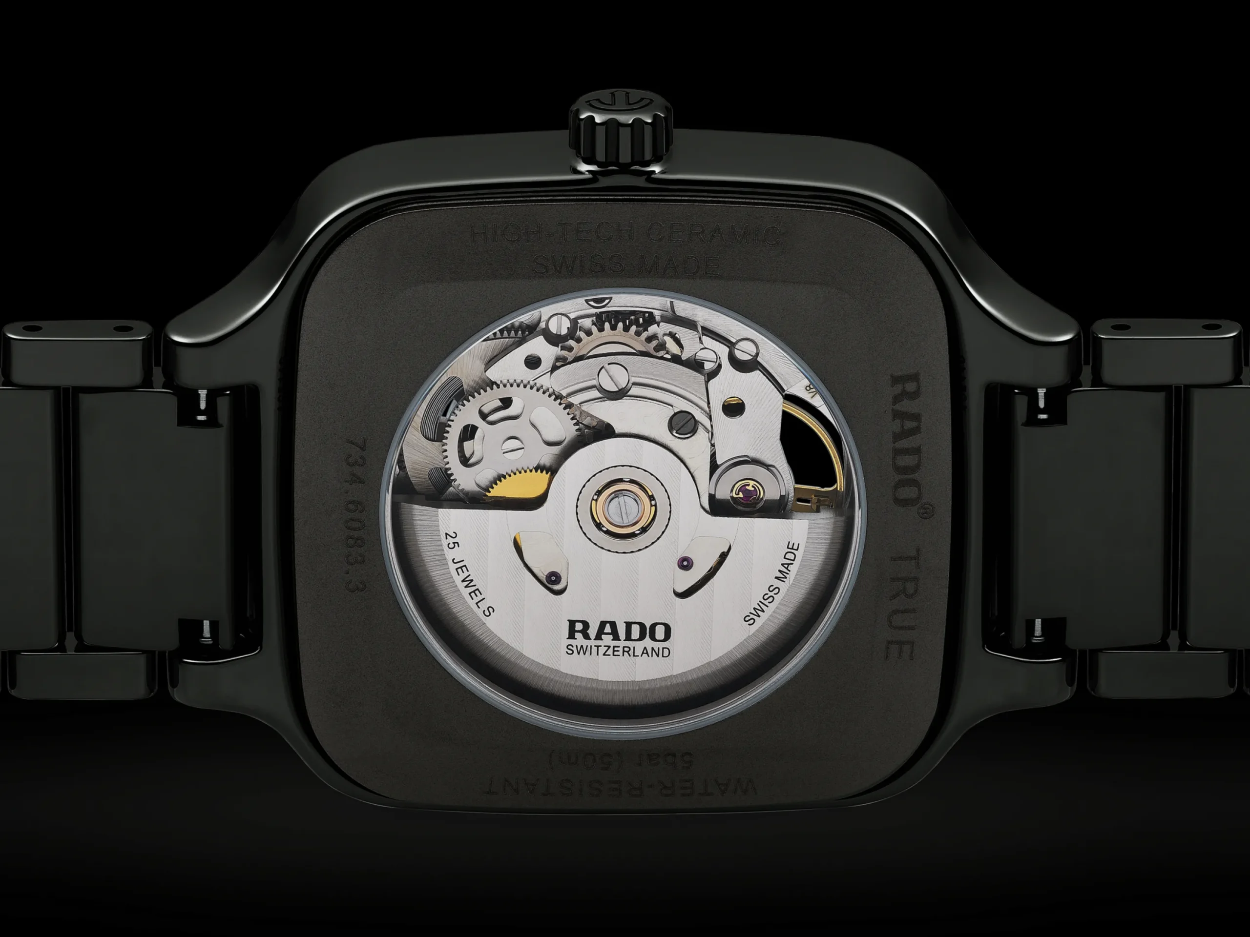 Women Rado True Square Automatic Open Heart