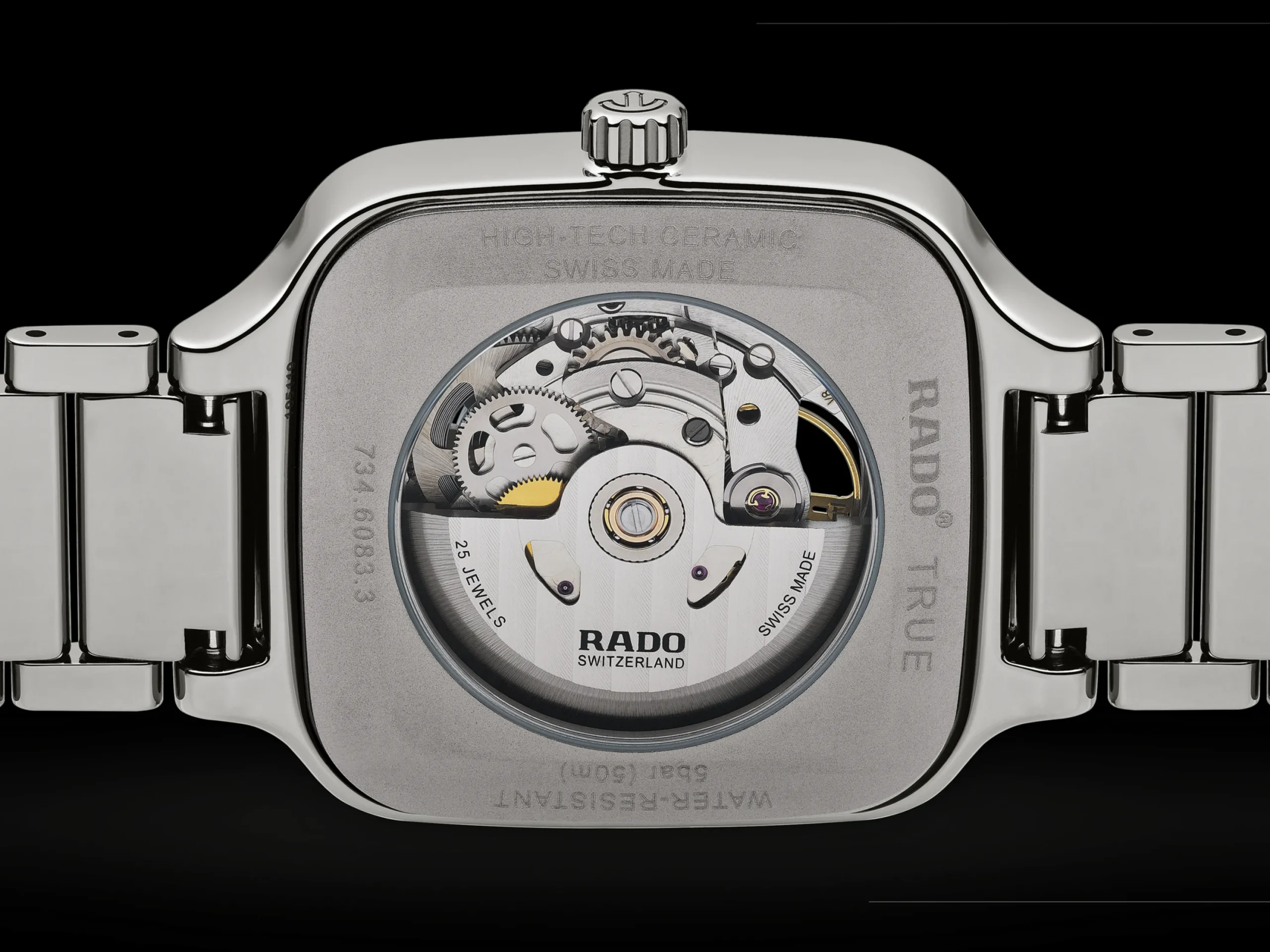 Women Rado True Square Automatic Open Heart