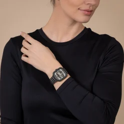 Women Rado True Square Automatic Skeleton