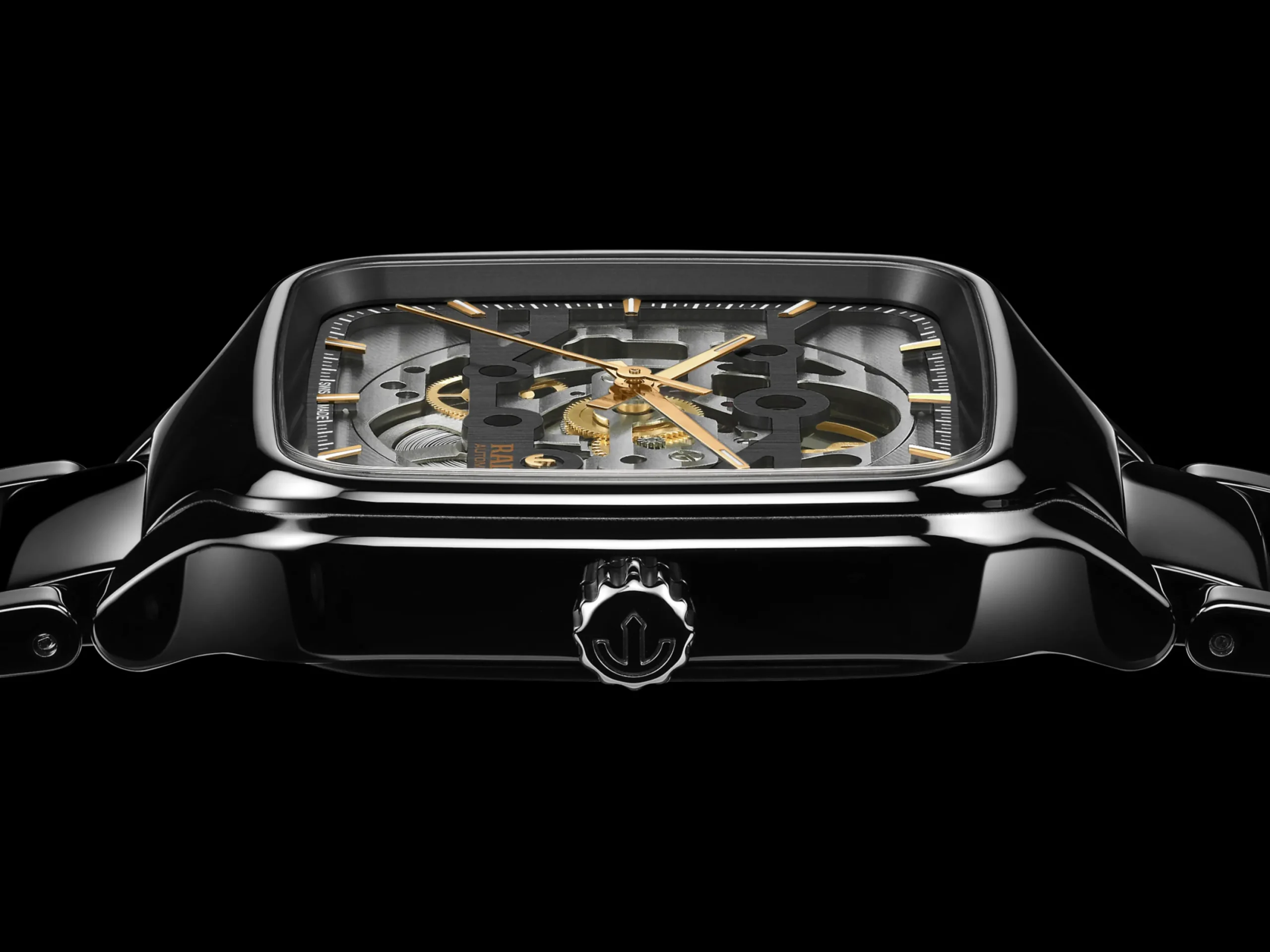 Women Rado True Square Automatic Skeleton