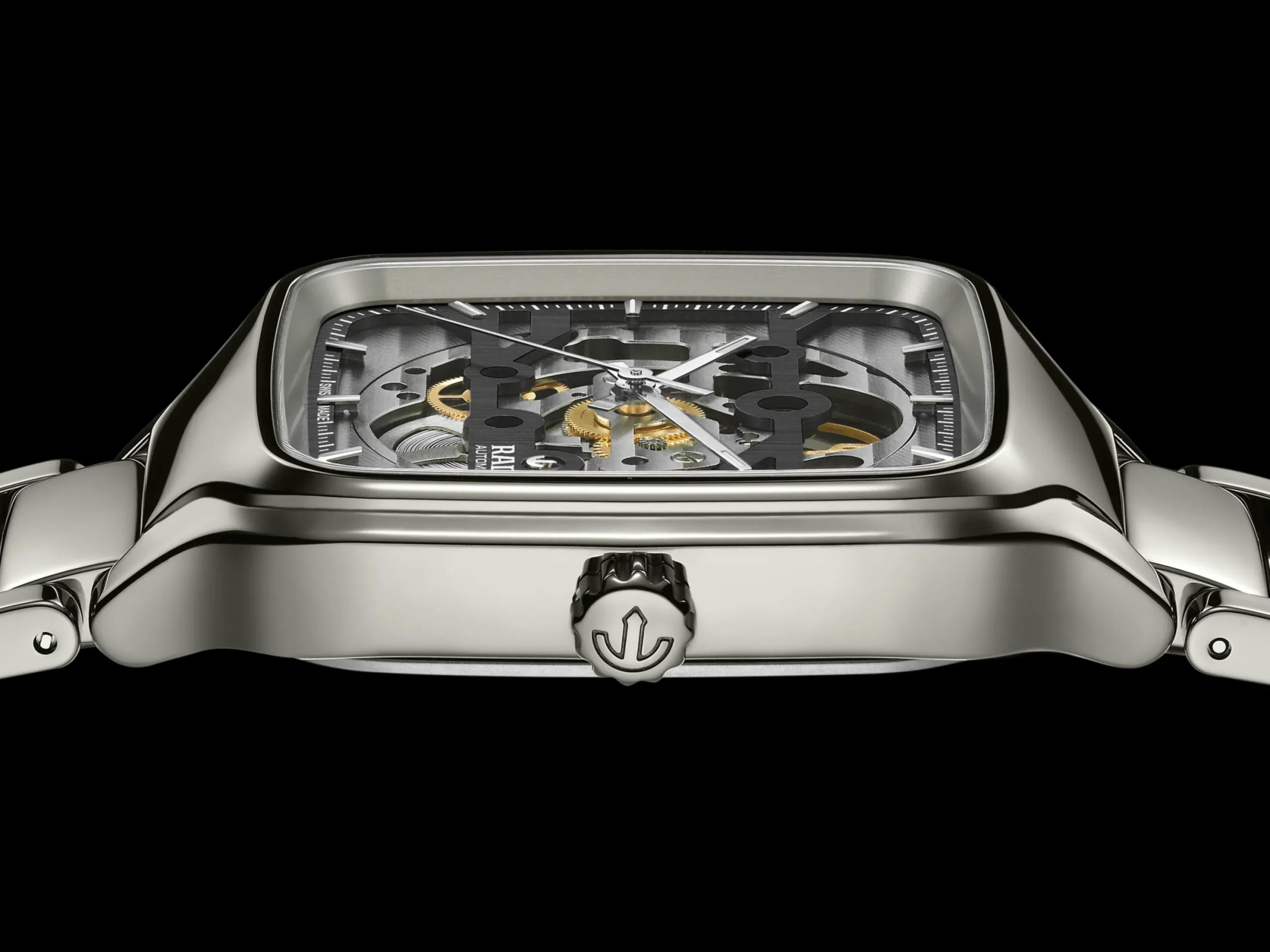 Women Rado True Square Automatic Skeleton