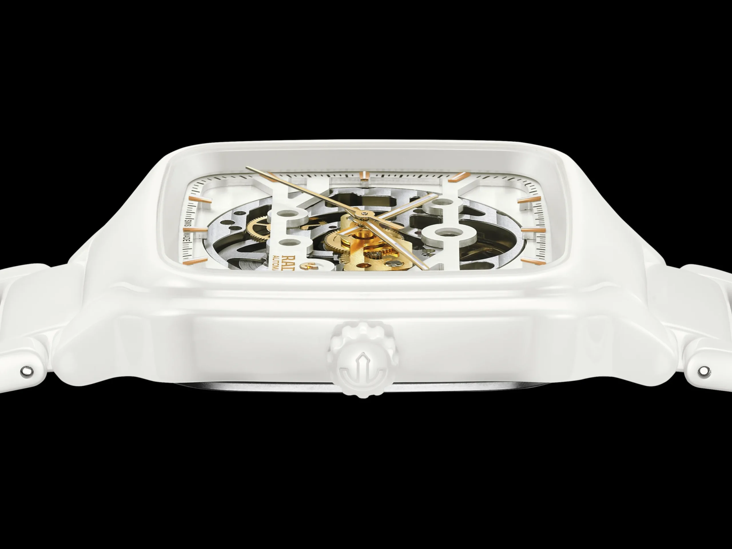 Women Rado True Square Automatic Skeleton