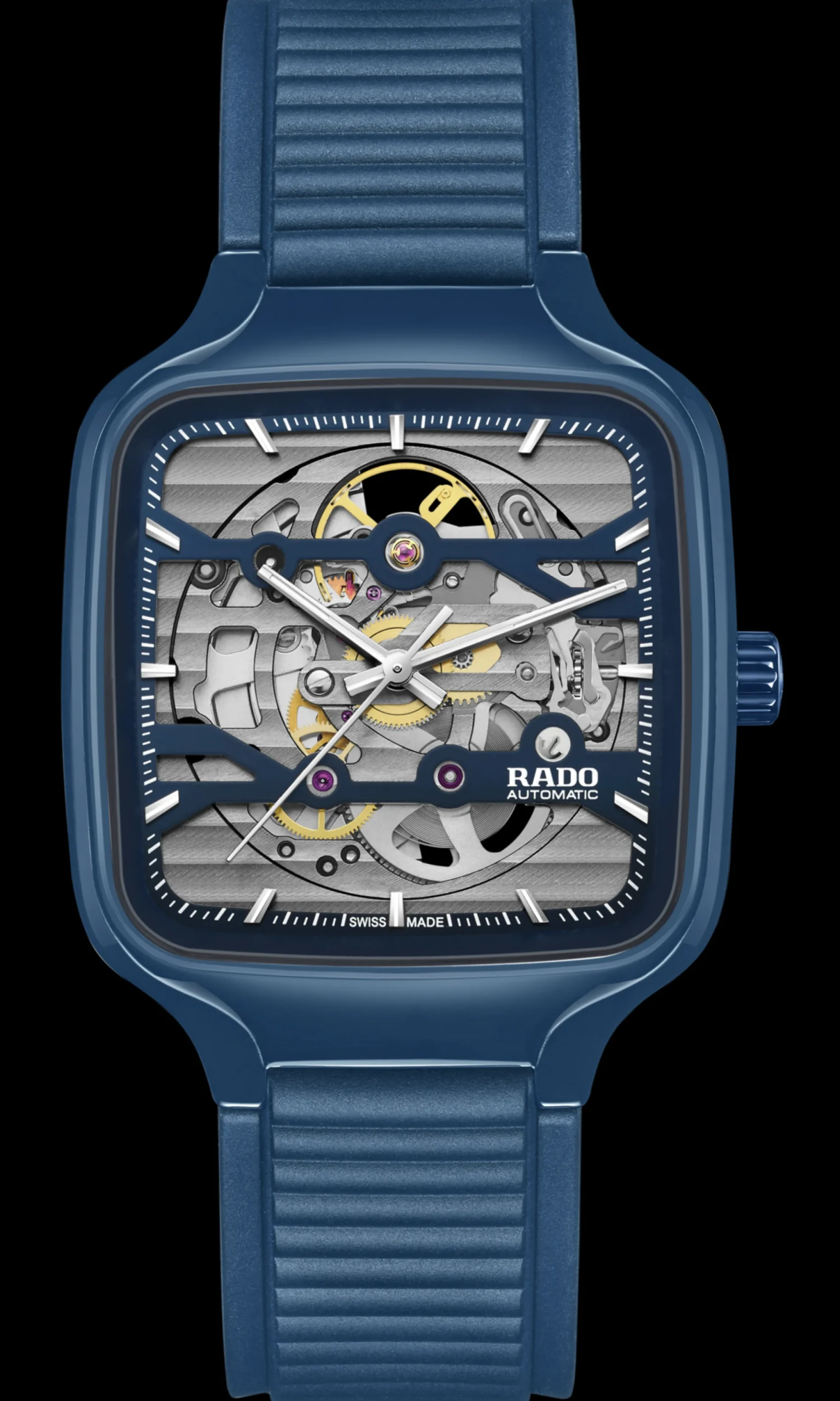 Women Rado True Square Automatic Skeleton