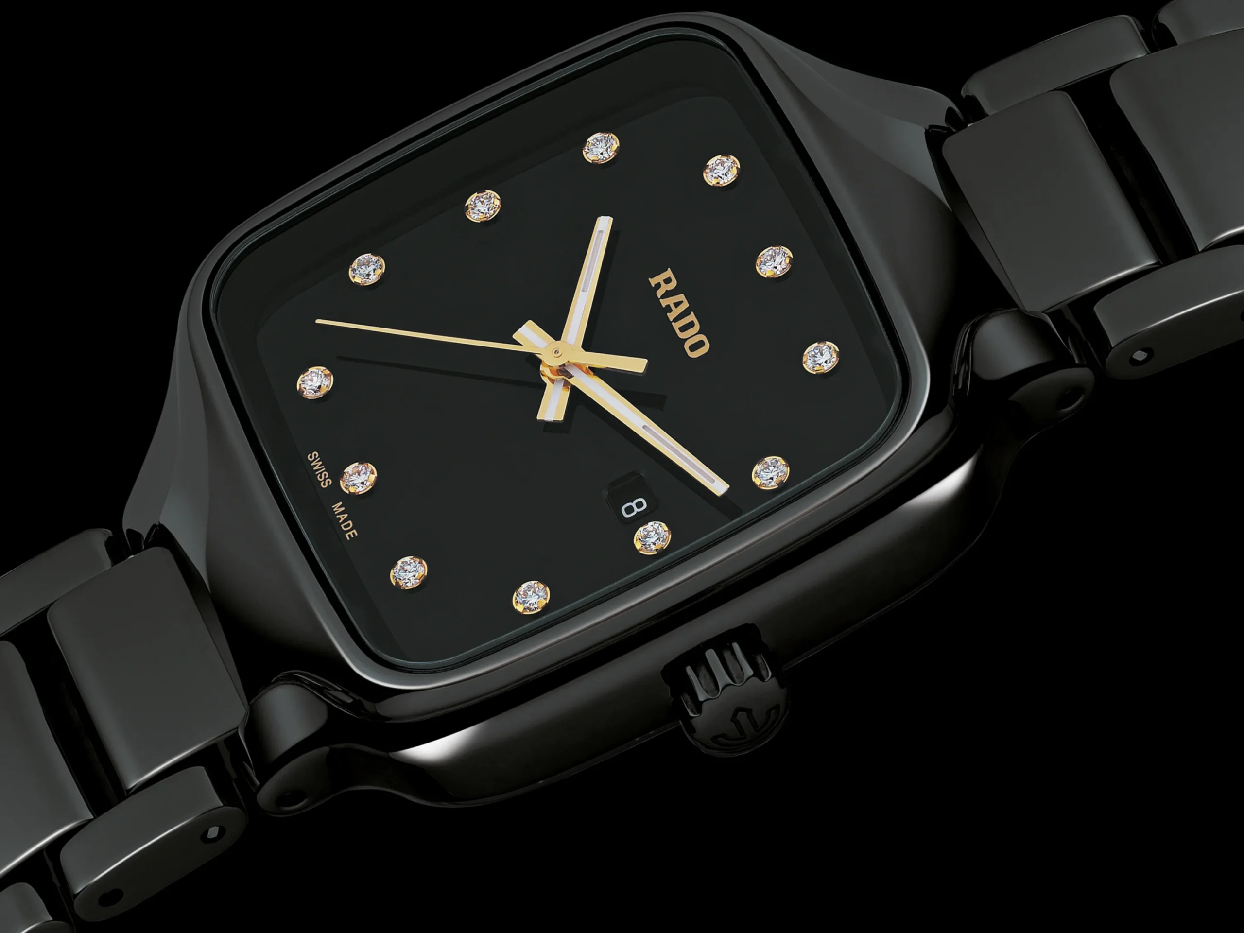 Women Rado True Square Diamonds